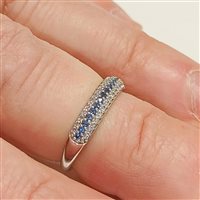 Anello Vidali Gioielli Donna in Oro bianco Zircone ANOR-43-34 - ANOR-43-34